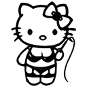A Blackhellokitty Discord Emoji