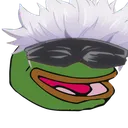 Gojo Pepe Discord Emoji