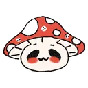 blushing_happymushroom Discord Emoji