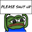 pepe_pleaseshutup Discord emoji