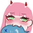 Zero Two Fish Discord Emoji