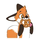 FoxPretzel Discord Emoji