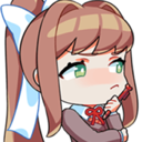 DDLCMonikaHmmm Discord emoji