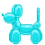 FZ_balloondog animated GIF emoji from Friends 18+ Sfw | Adults-only • active-chat • Mature • Friendly • Gaming • Lgbtq+ • Hangout