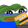 PepeSwipeCry Discord emoji