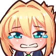 Saber Cry Discord Emoji