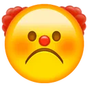 6577clownfrowning Discord Emoji