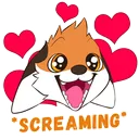 FoxSCREEEECH Discord Emoji