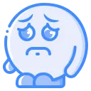 bluesadworried Discord Emoji