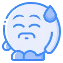 Blueworried Discord Emoji