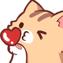 NekoKiss Discord Emoji from 🌹PlayGSL❤