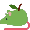 rat_green_apple
