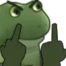 FrogMiddleFinger FrogMiddleFinger