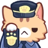 TEA_2cat_police Discord emoji