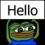 Pepe Hello Discord Emoji