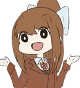 Monika_shrug Monika_shrug