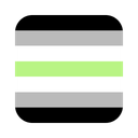 LGBTPrideFlagAgender Discord emoji