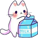 Milkcat Discord Emoji