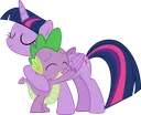 twilight_sparkle_and_spike_by_si