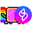 Nyancat nyancat Discord Emoji