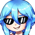 AC_BlueSunglasses Discord Emoji