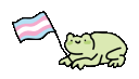 TPU_Frog_TransFlag Discord Emoji