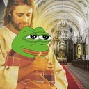 pepeheldbyjesusinchurch Discord Emoji