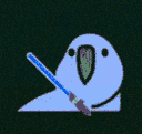 LightsaberBudgie Discord emoji