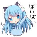 neko_wave Discord emoji