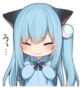 neko_think Discord emoji