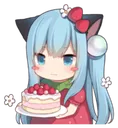 neko_birthday Discord Emoji