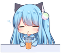neko_drink Discord emoji