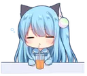 neko_drink Discord Emoji