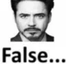 false