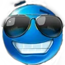 1_bluecool Discord Emoji