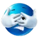Blue Hide Discord Emoji