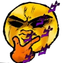 Jo Jo Thinking JoJoThinking Discord Emoji