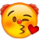 clownblowingkiss