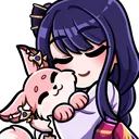 RaidenYaeHug Discord Emoji