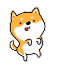 corgiawkward animated emote from Jewish Community