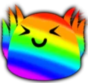 BlobAxolotlPride Discord Emoji