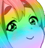 a_cute_smirk_smug_rainbow_uwu Discord emoji