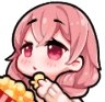 a_stare_popcorn_think Discord emoji