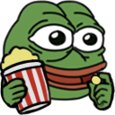 pepe_popcorn custom emote | AdVenture Communist