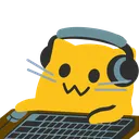 blobcatworkheadphones