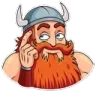 Viking Think Discord Emoji