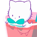LMT_CatInBubbleTea Discord Emoji