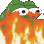 Pepe_Flames Discord Emoji