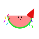 partymelon Discord Emoji