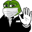 Pepe_Mask_Stop Discord Emoji